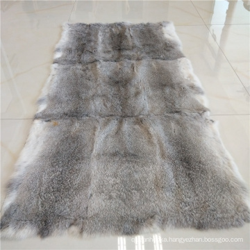 120cmx60cm natural genuine Rabbit Plate Chinchilla